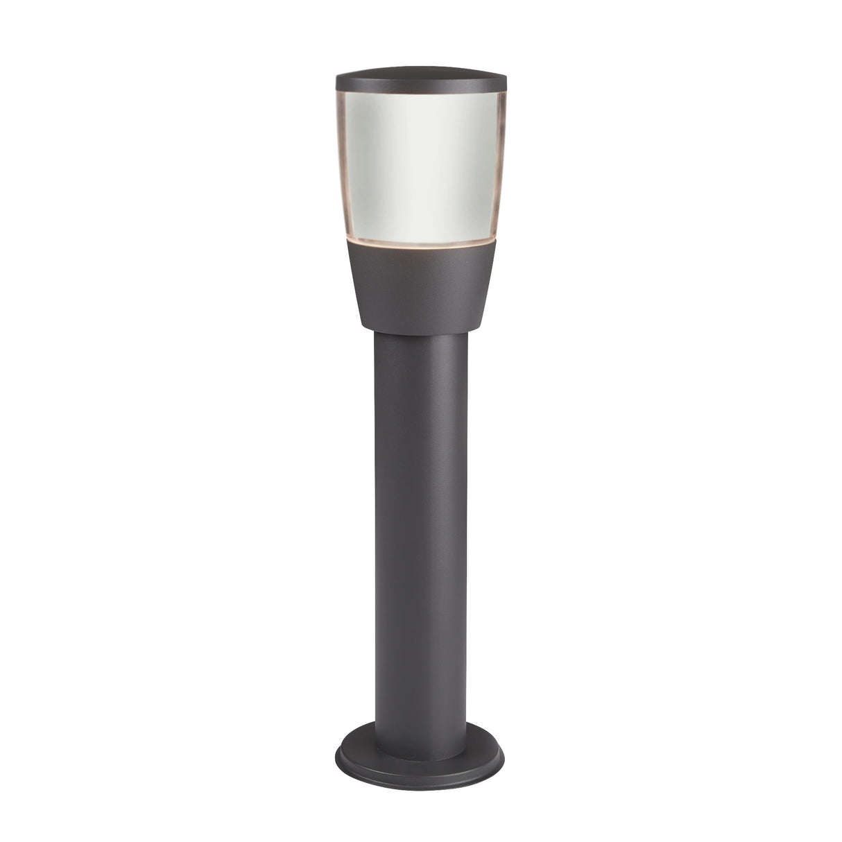 Searchlight Electric Tucson Outdoor Post - Grey Metal & Polycarbonate 0598-450GY