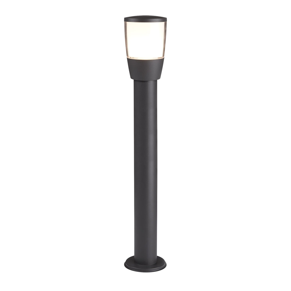 Tucson Outdoor Post - Grey Metal & Polycarbonate