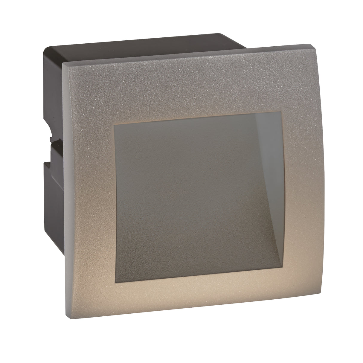 Searchlight Electric Ankle Outdoor Wall Light - Grey Aluminium & Frosted Glass 0661GY