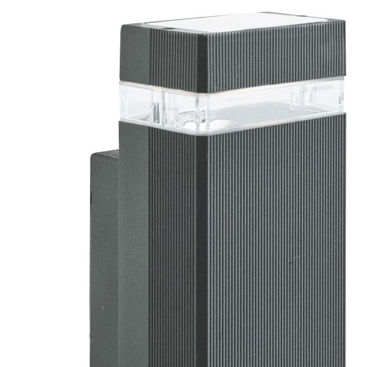 Searchlight Electric Sheffield LED Outdoor Wall Light-Black & Glass Diffuser,IP44 1002-2BK-LED