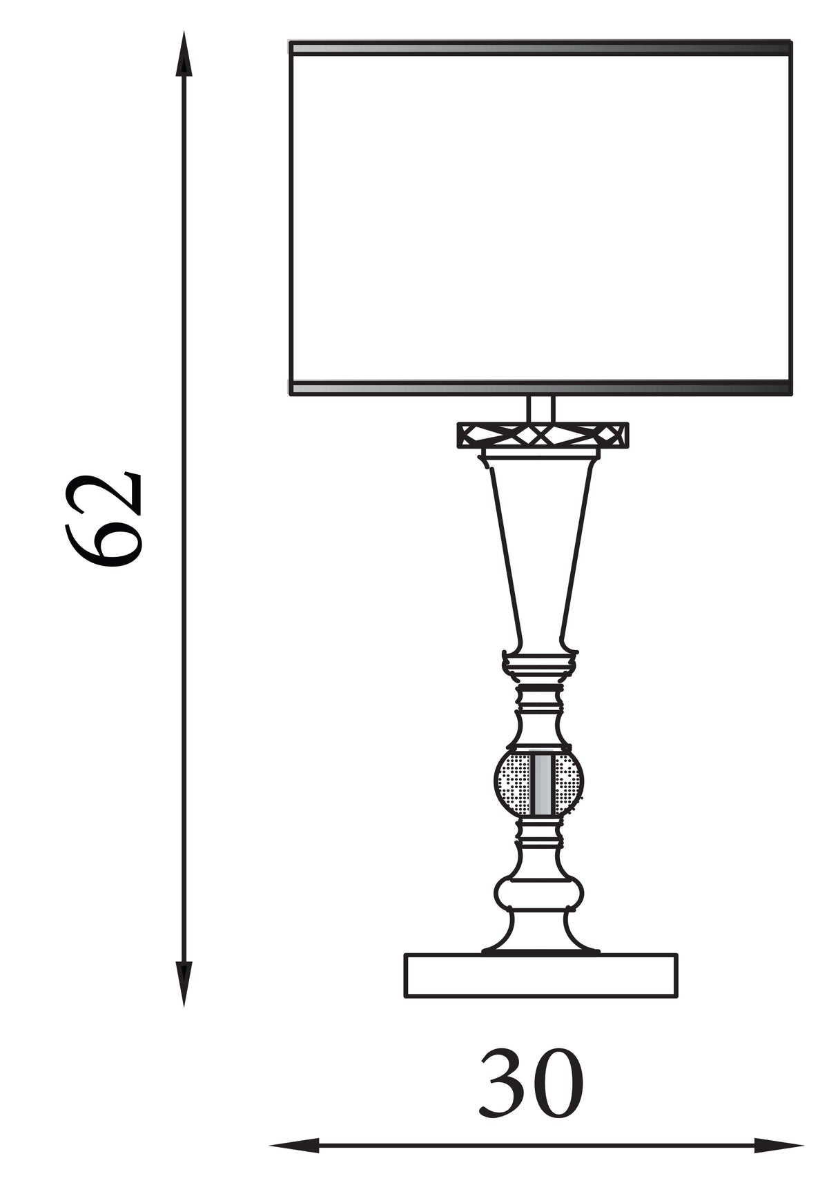 Searchlight Electric Oscar Table Lamp - Antique Brass Metal & Oatmeal Linen Shade 1011AB