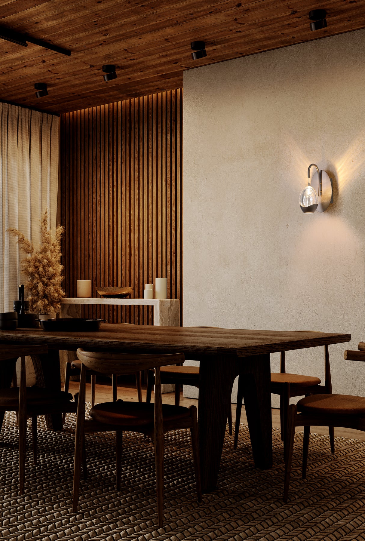 Searchlight Electric Seeds 1Lt Wall Light, Latte Metal with Champagne Glass 11142-1LT