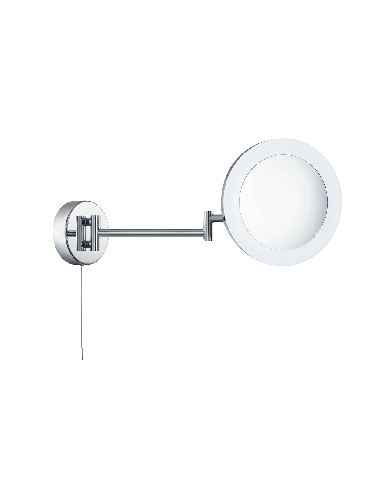 Searchlight Electric Magnifying Bathroom Mirror - Chrome Metal & Mirror 1456CC
