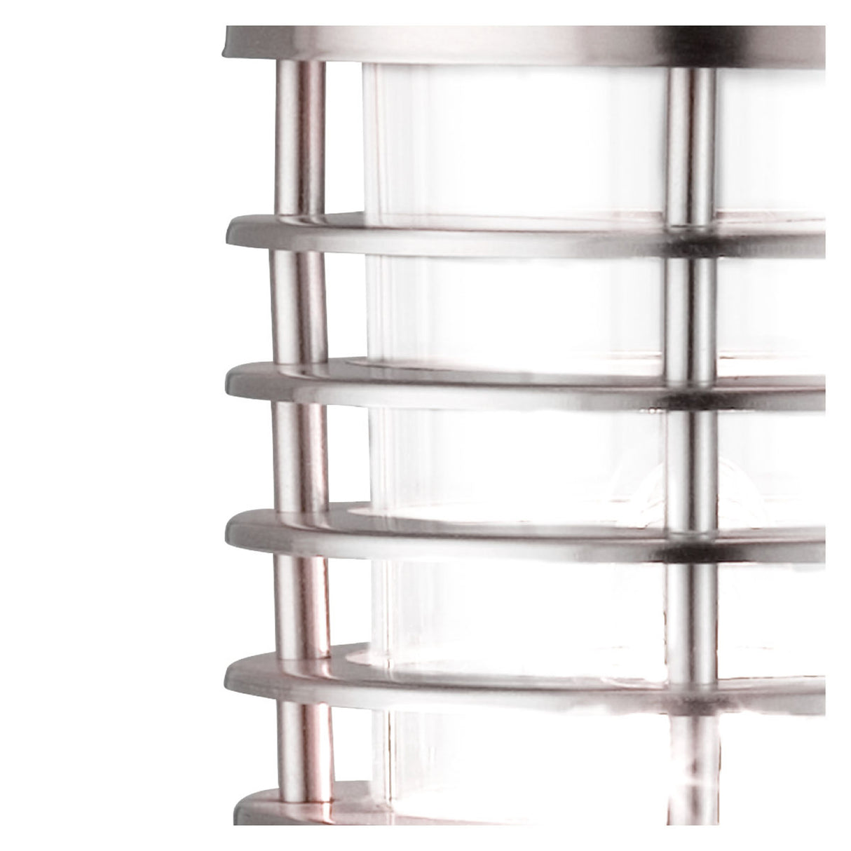 Searchlight Electric Louvre Outdoor Post - Stainless Steel & Polycarbonate, IP44 1556-450