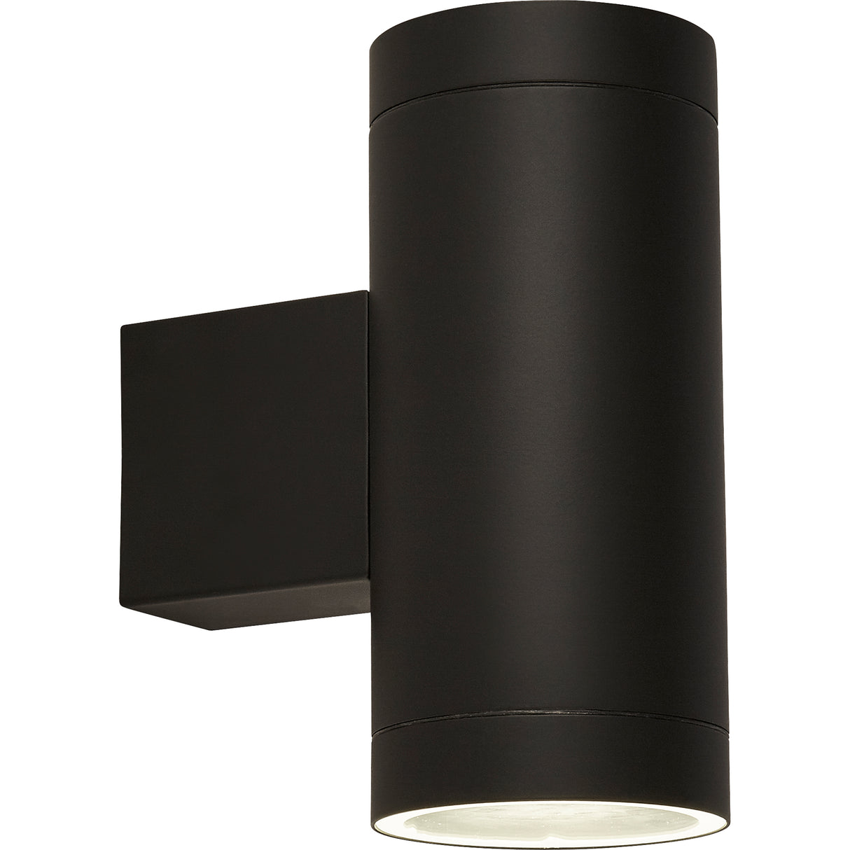 Rochester Outdoor 2Lt Wall Light - Black Metal & Glass