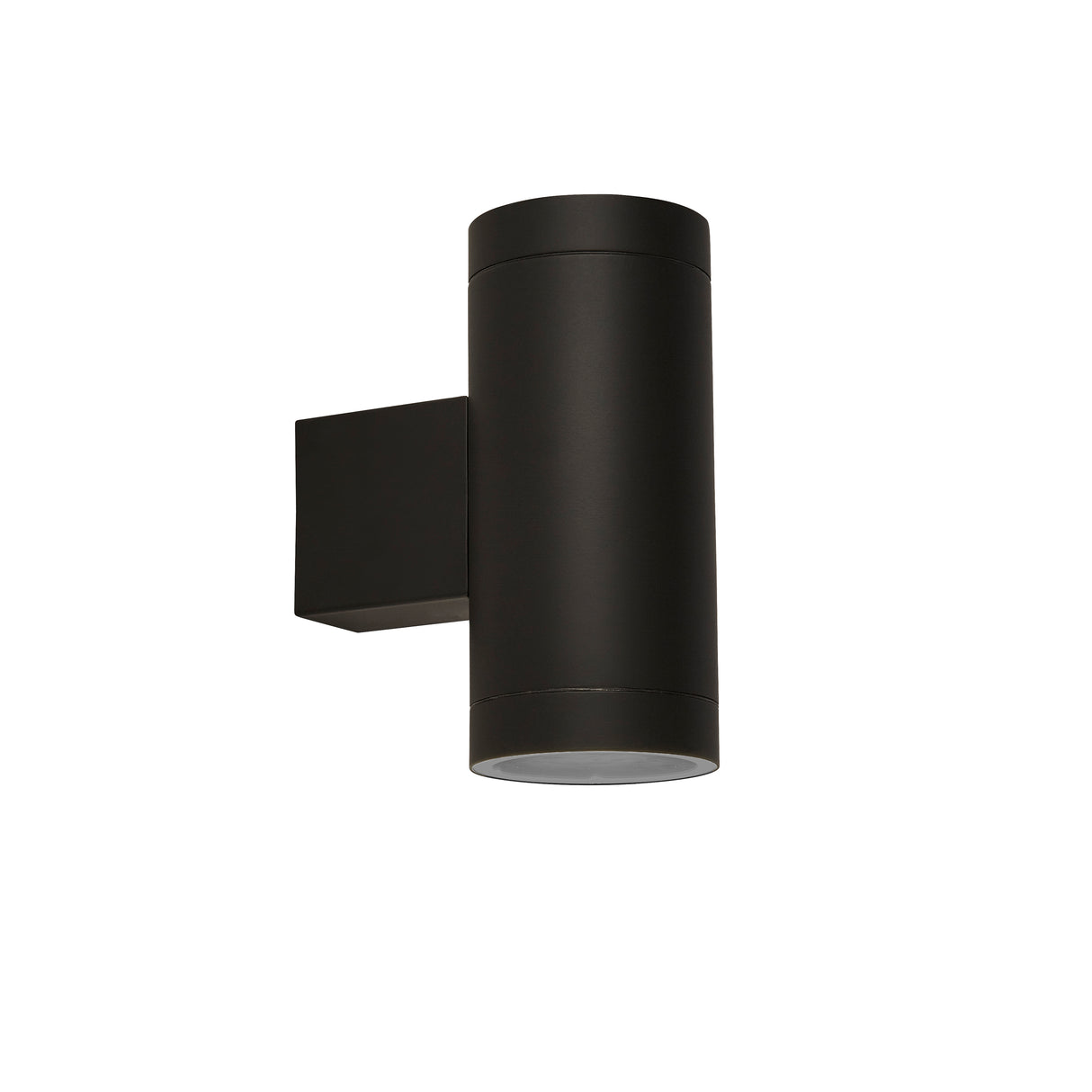 Searchlight Electric Rochester Outdoor 2Lt Wall Light - Black Metal & Glass 19082BK