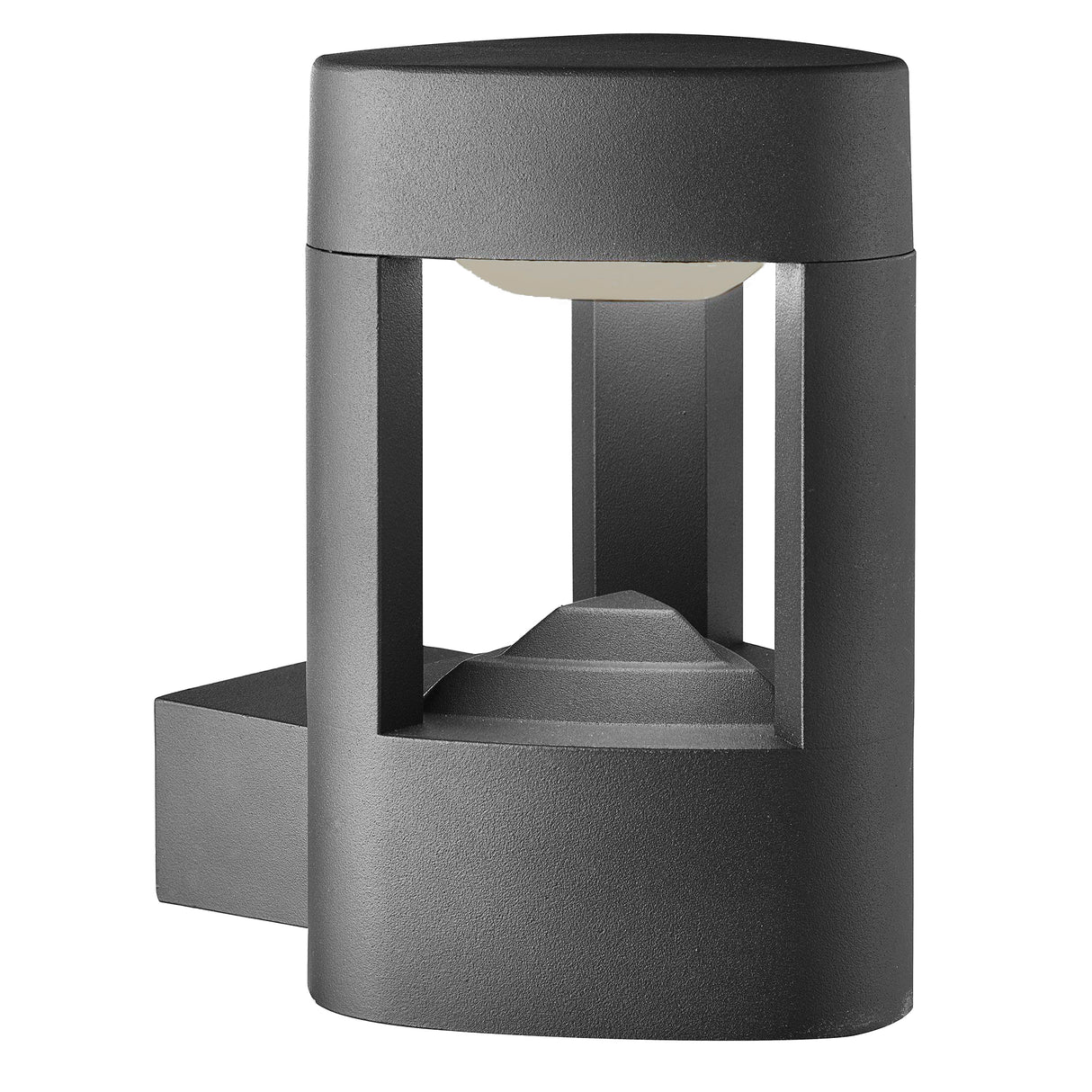 Searchlight Electric Michigan Outdoor Wall Light- Dark Grey Metal & Polycarbonate 2005GY