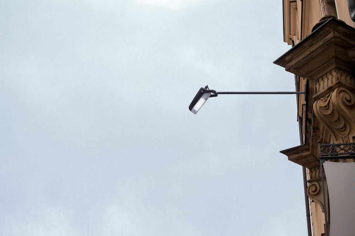 Searchlight Electric Pub Outdoor Wall Light - Black Metal & Polycarbonate 2340BK