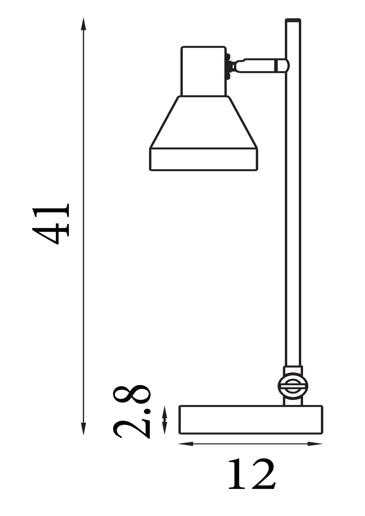 Searchlight Electric Westminster Table Lamp - Black, Satin Brass Metal & Smoked 23802-1SM