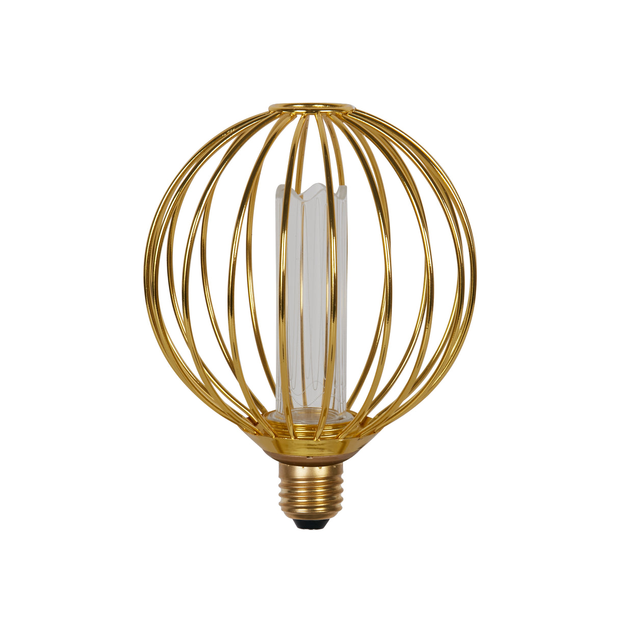 Searchlight Electric Globe Lamp - Gold Metal 26004GO