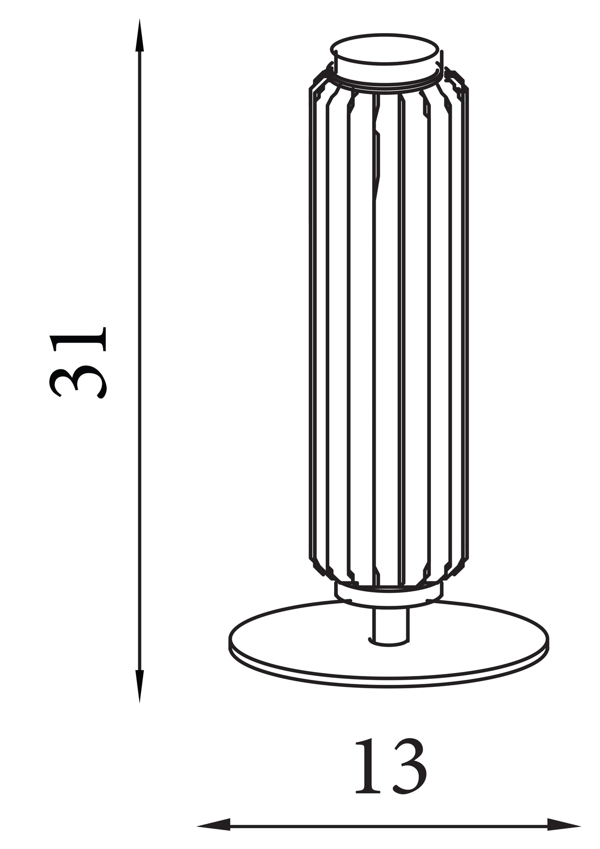 Searchlight Electric Mod LED Table Lamp, Satin Brass Metal, Opal Acrylic & Clear 26251SB