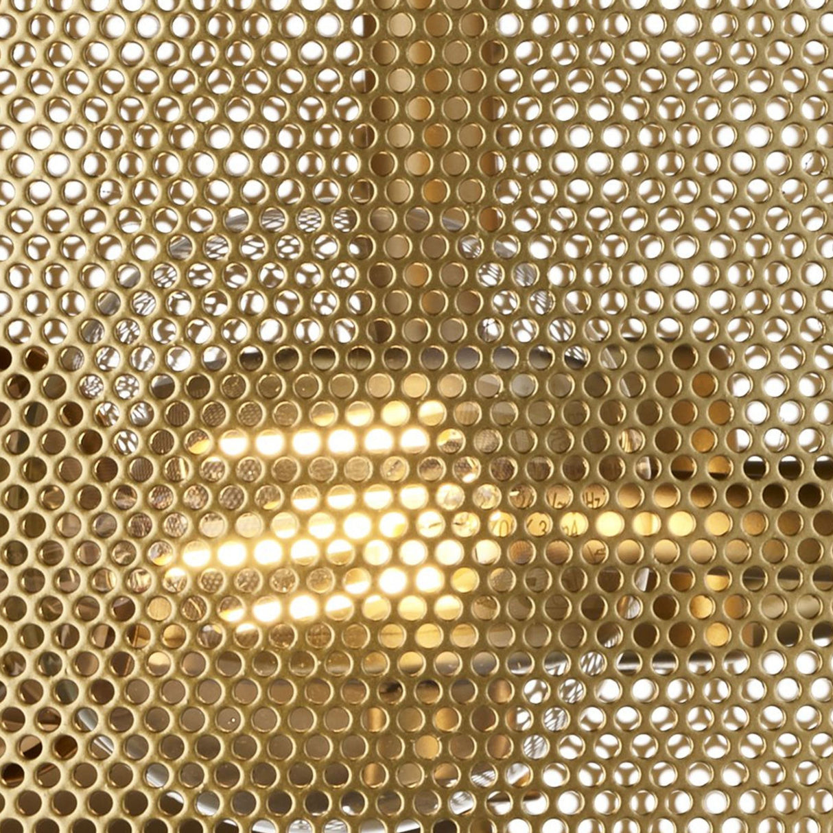 Searchlight Electric Fishnet 3Lt Flush - Matt Gold Metal & Mesh Shade 2843-3GO