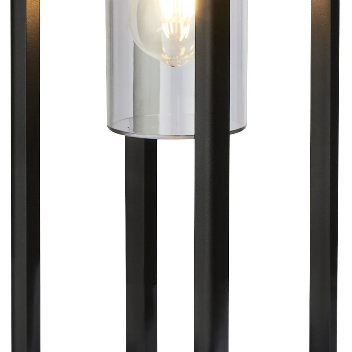 Searchlight Electric Atlanta Outdoor Post - Black Metal & Polycarbonate 28731-450