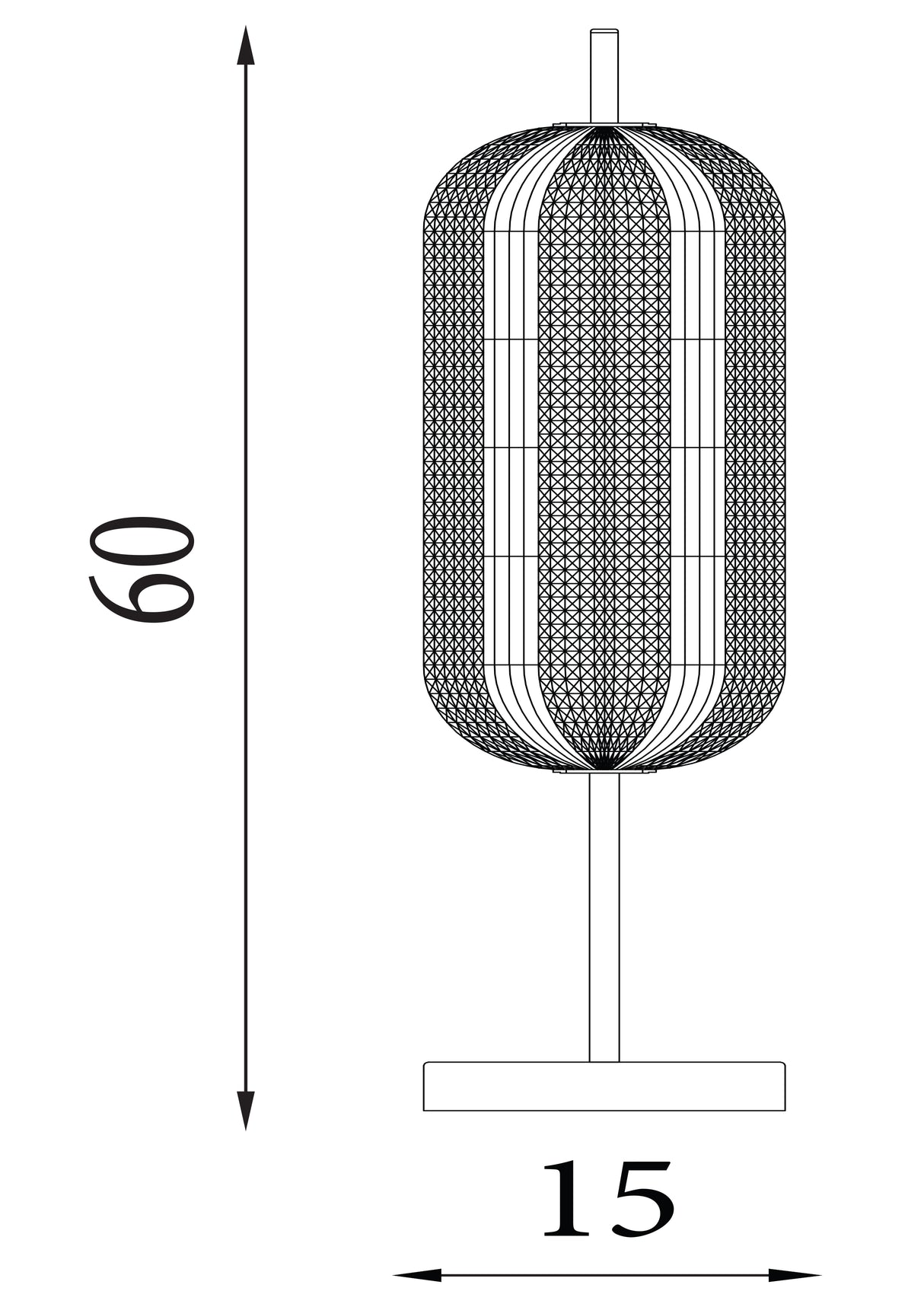 Searchlight Electric Capsule LED Table Lamp, Satin Brass Metal and Acrylic Shade 28805SB