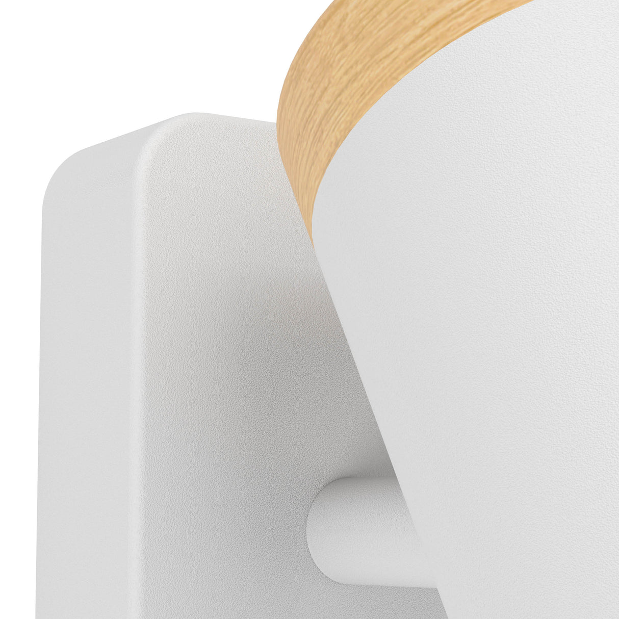 Eglo EU Castorama LED Single Wall Spotlight White & Brown