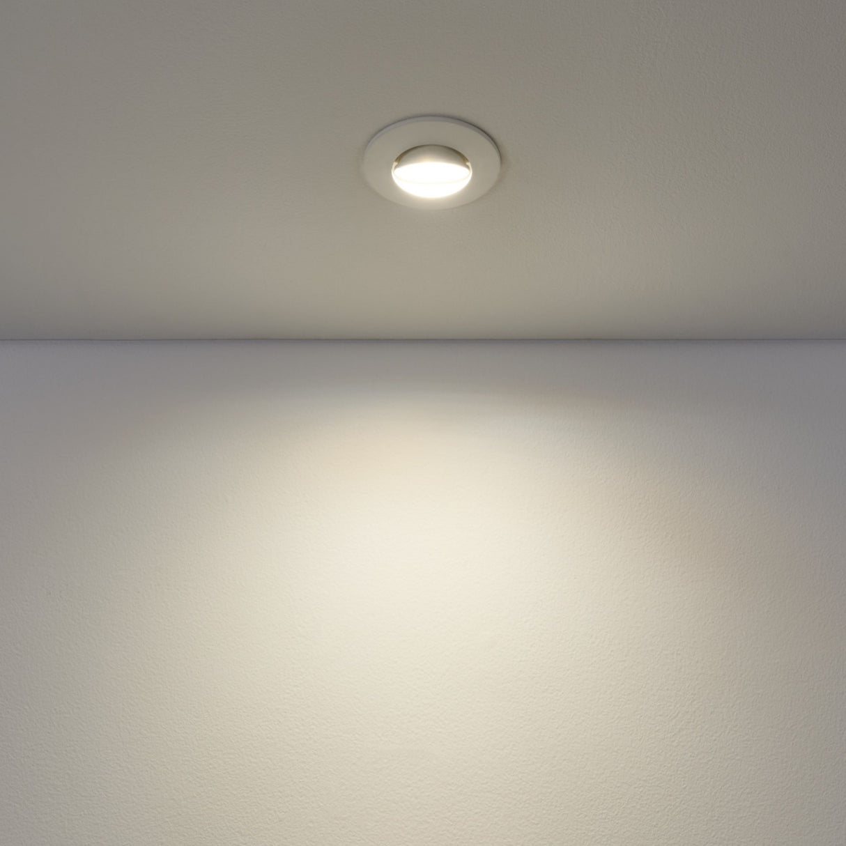 Eglo EU GEDREZ Recessed LED Light – White, CCT Selectable, Warm to Cool White, Slim Indoor Ceiling Downlight