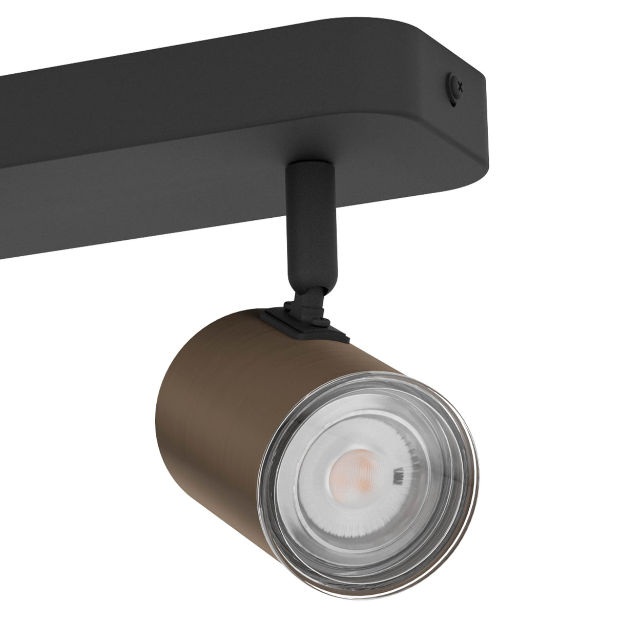 Eglo EU Consuma 1 LED Triple Bathroom Spotlight Black & Bronze Steel