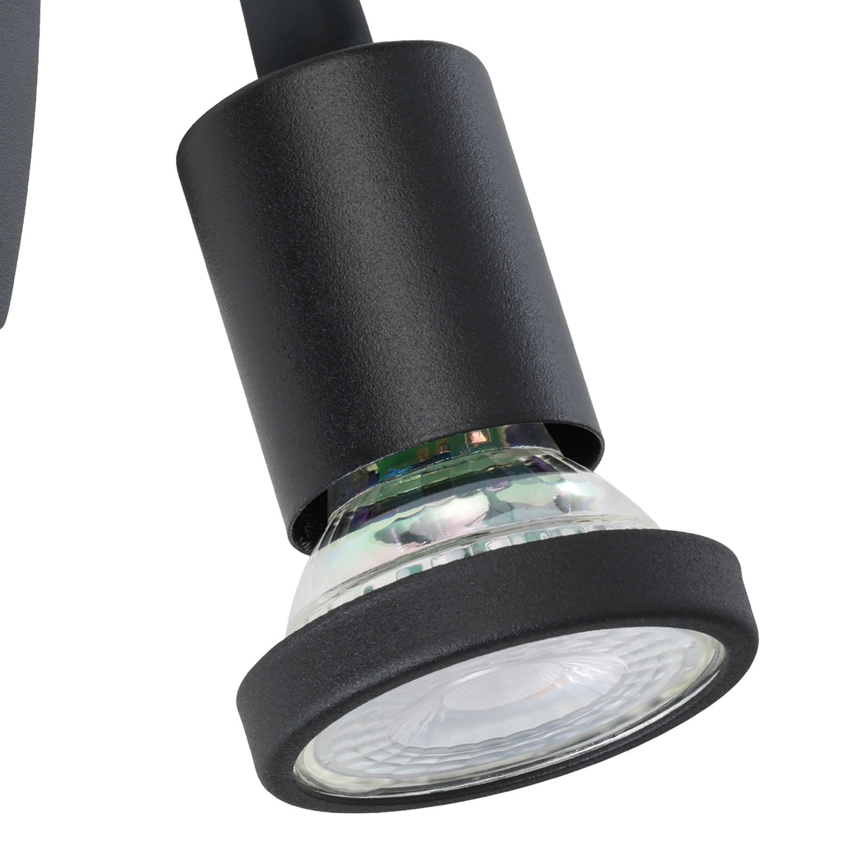 Eglo EU Parrini LED Plug-In Wall Light Adjustable Head Black Steel