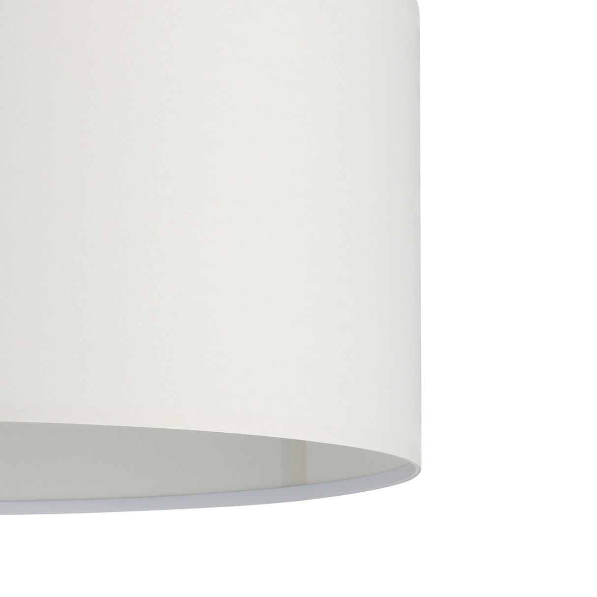 Eglo EU Pasteri Steel & White Fabric Single Pendant