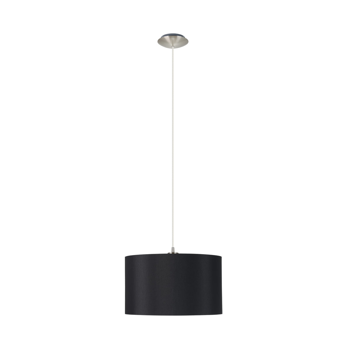 Eglo EU Maserlo Black & Gold Metal And Fabric Single Pendant