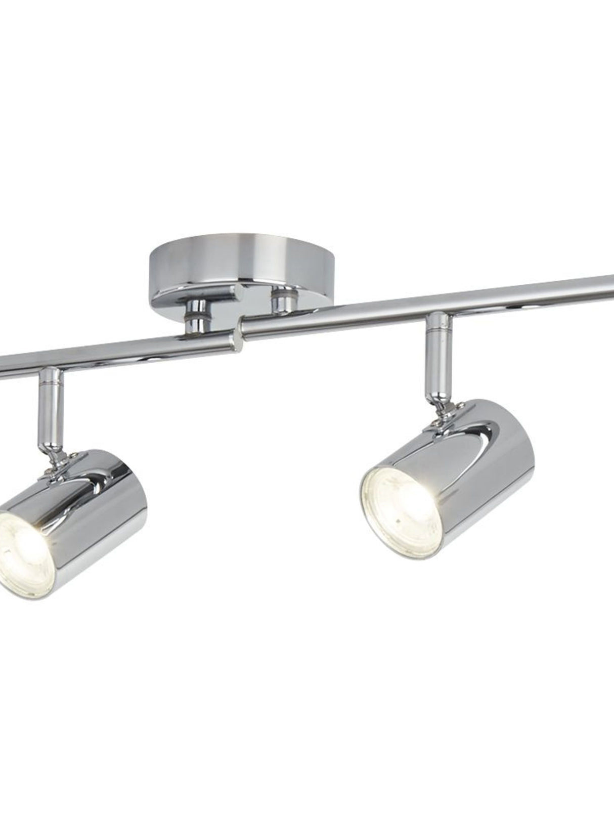 Searchlight Electric Rollo 4Lt Split Bar Spotlight - Chrome Metal 3174CC