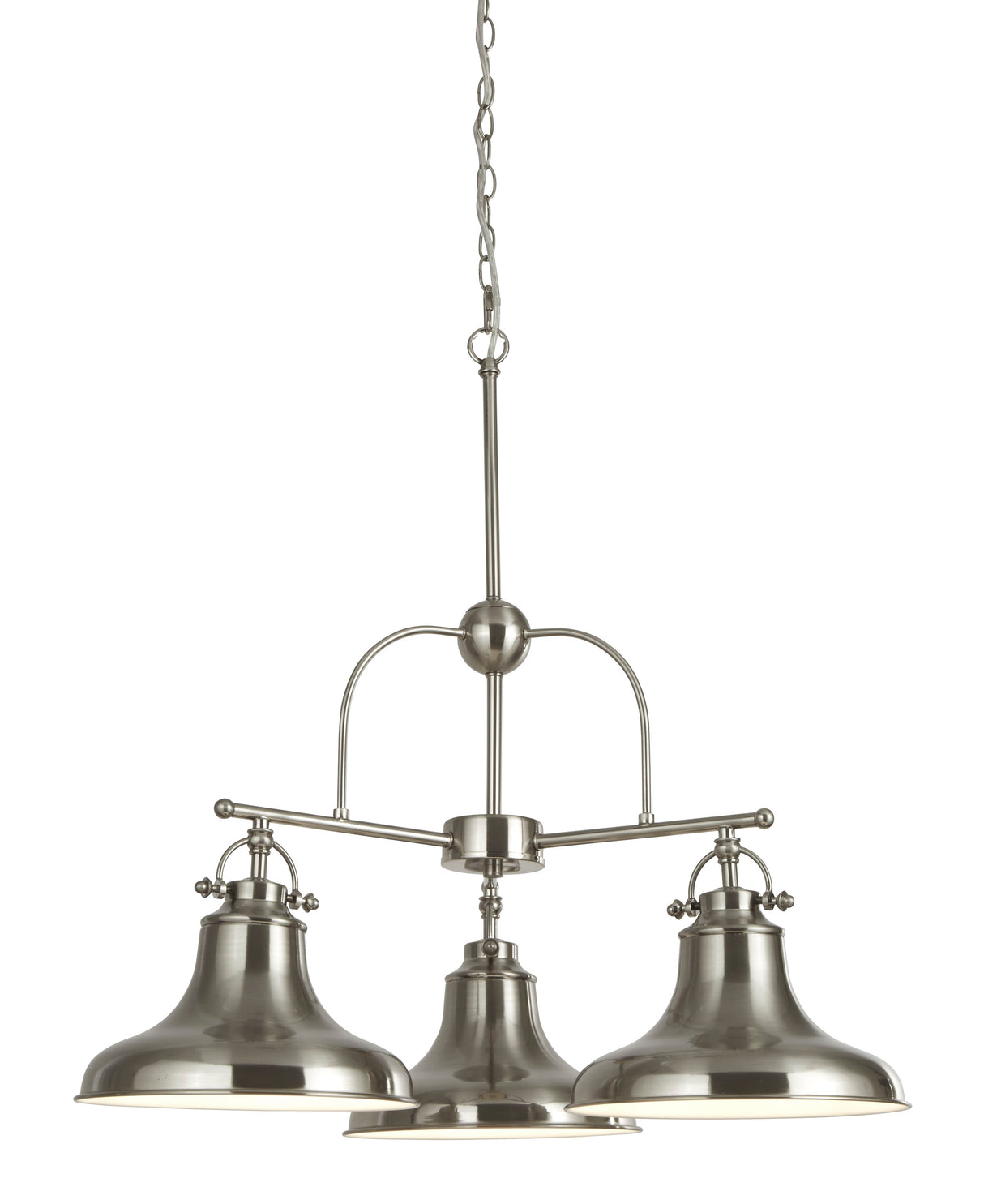 Dallas 3Lt Pendant - Satin Silver