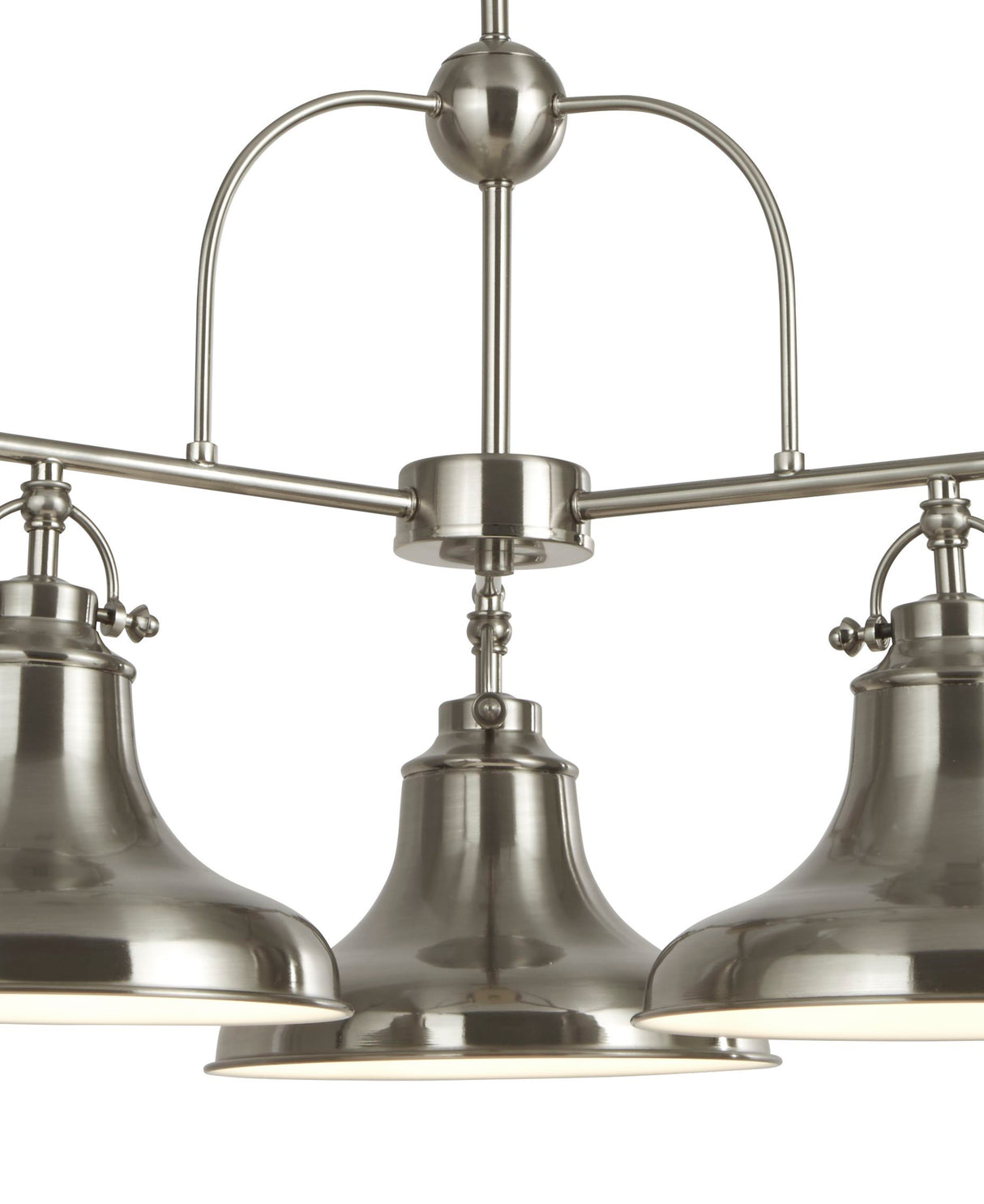 Searchlight Electric Dallas 3Lt Pendant - Satin Silver 3183-3SS