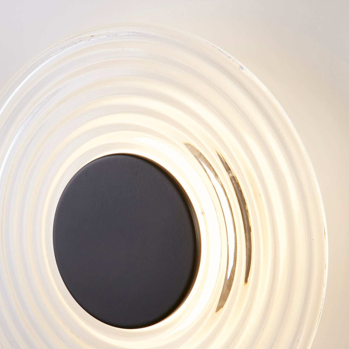 Searchlight Electric Cleo LED Wall Light, Matt Black Metal with Clear Glass 32210CL