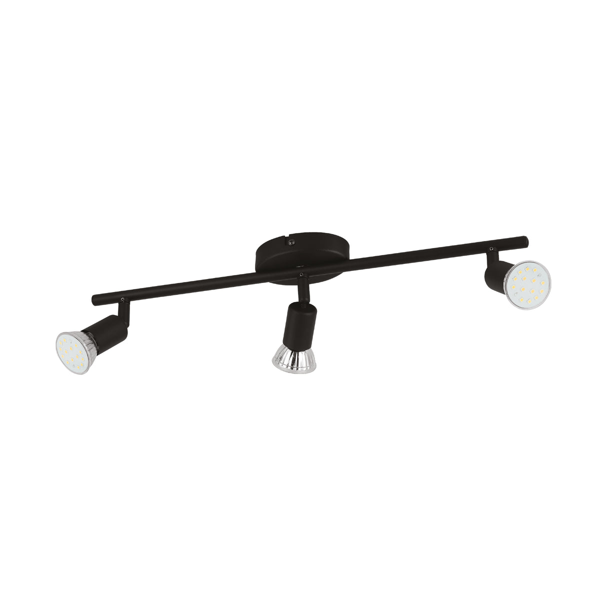 Eglo EU Buzz-LED Black Steel 3 Light Spotlight