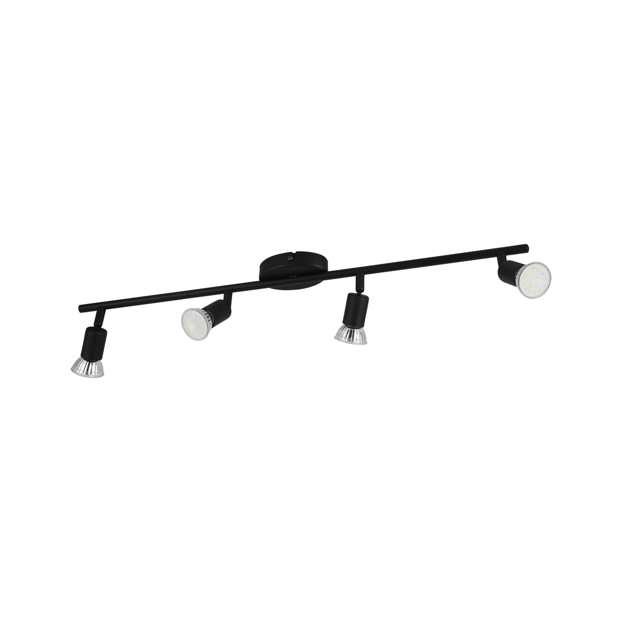 Eglo EU Buzz-LED Black Steel 4-Light Spotlight