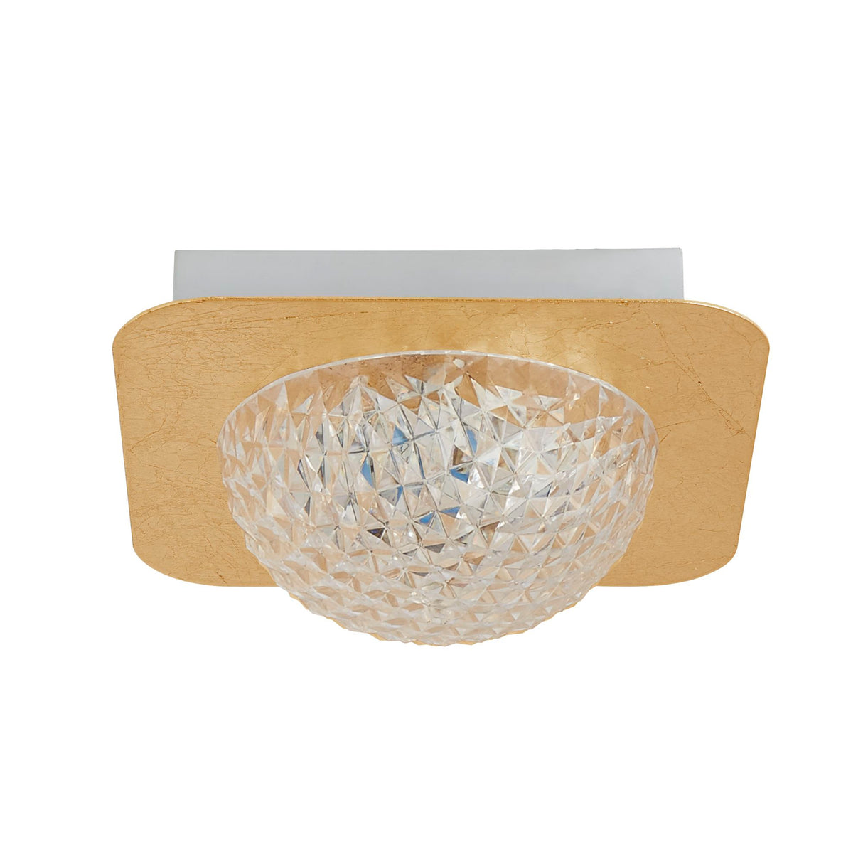 Searchlight Electric Celestia Flush - Gold Metal & Acrylic 32511-1GO