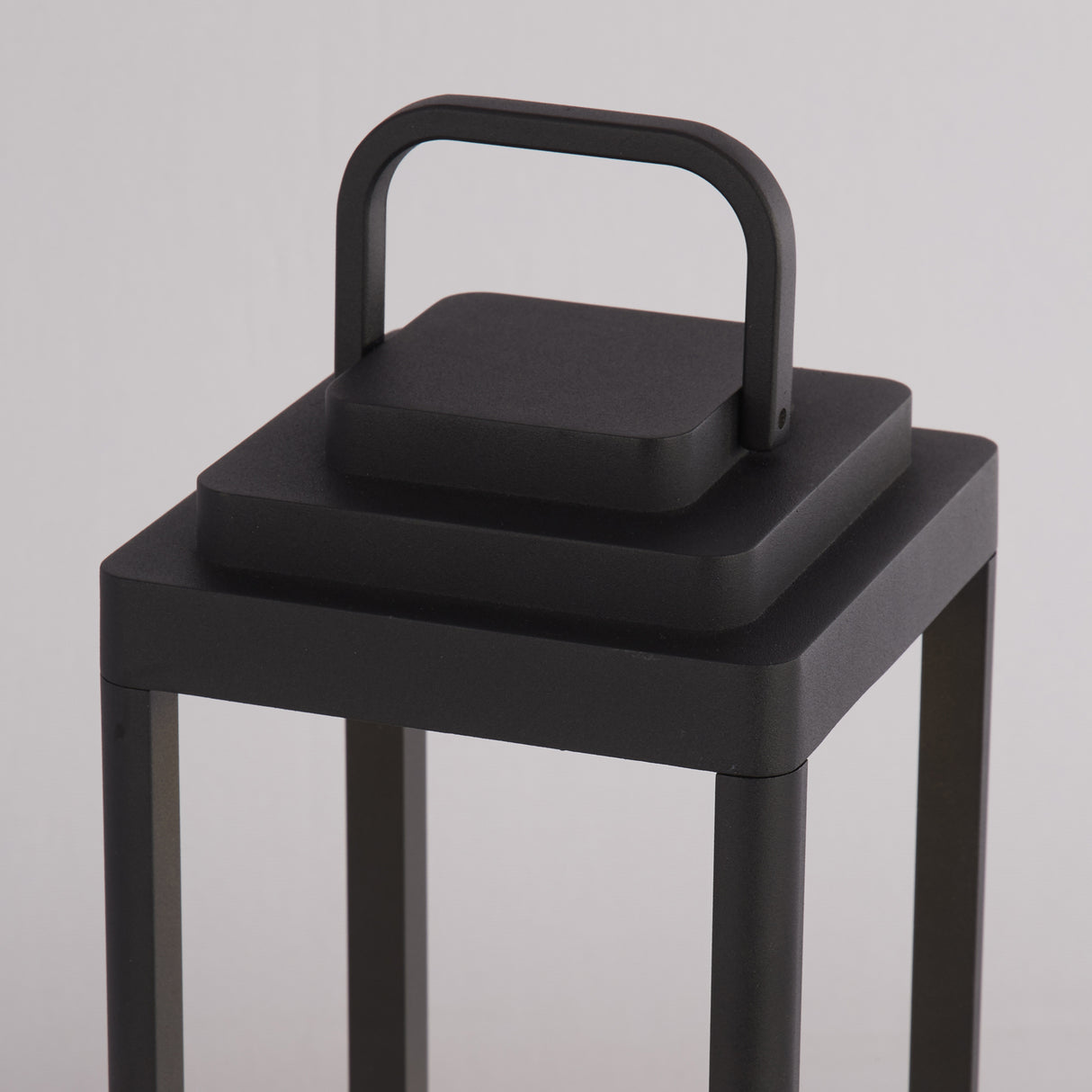 Searchlight Electric Portobello Outdoor Table Lamp - Black Metal 33502-350