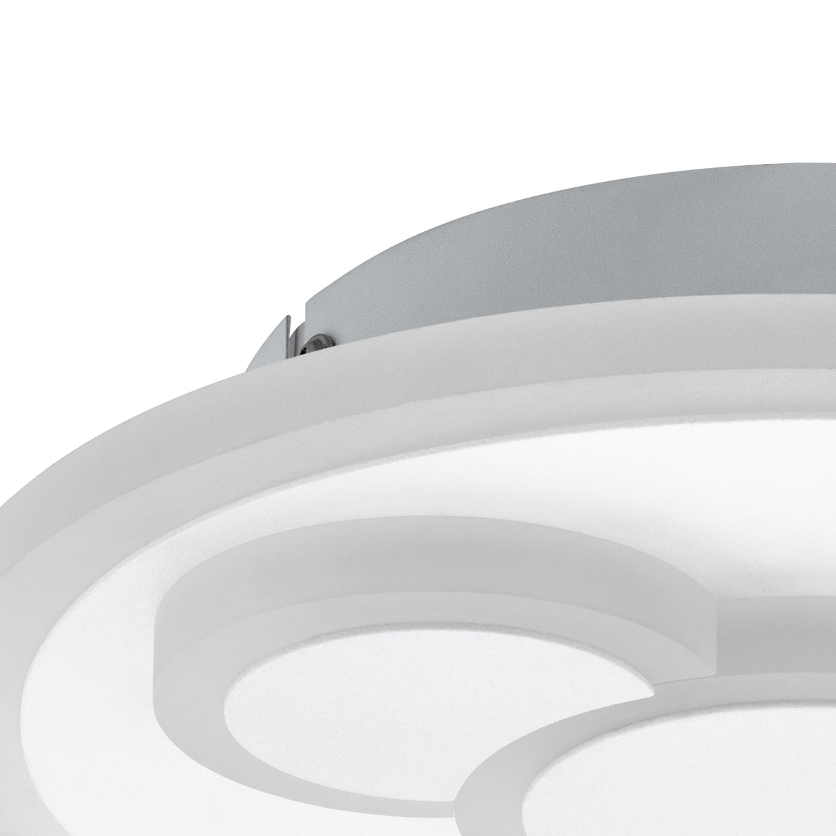 Eglo EU CADEGAL LED Ceiling Light – White Steel, Neutral White, Slim Indoor Lighting