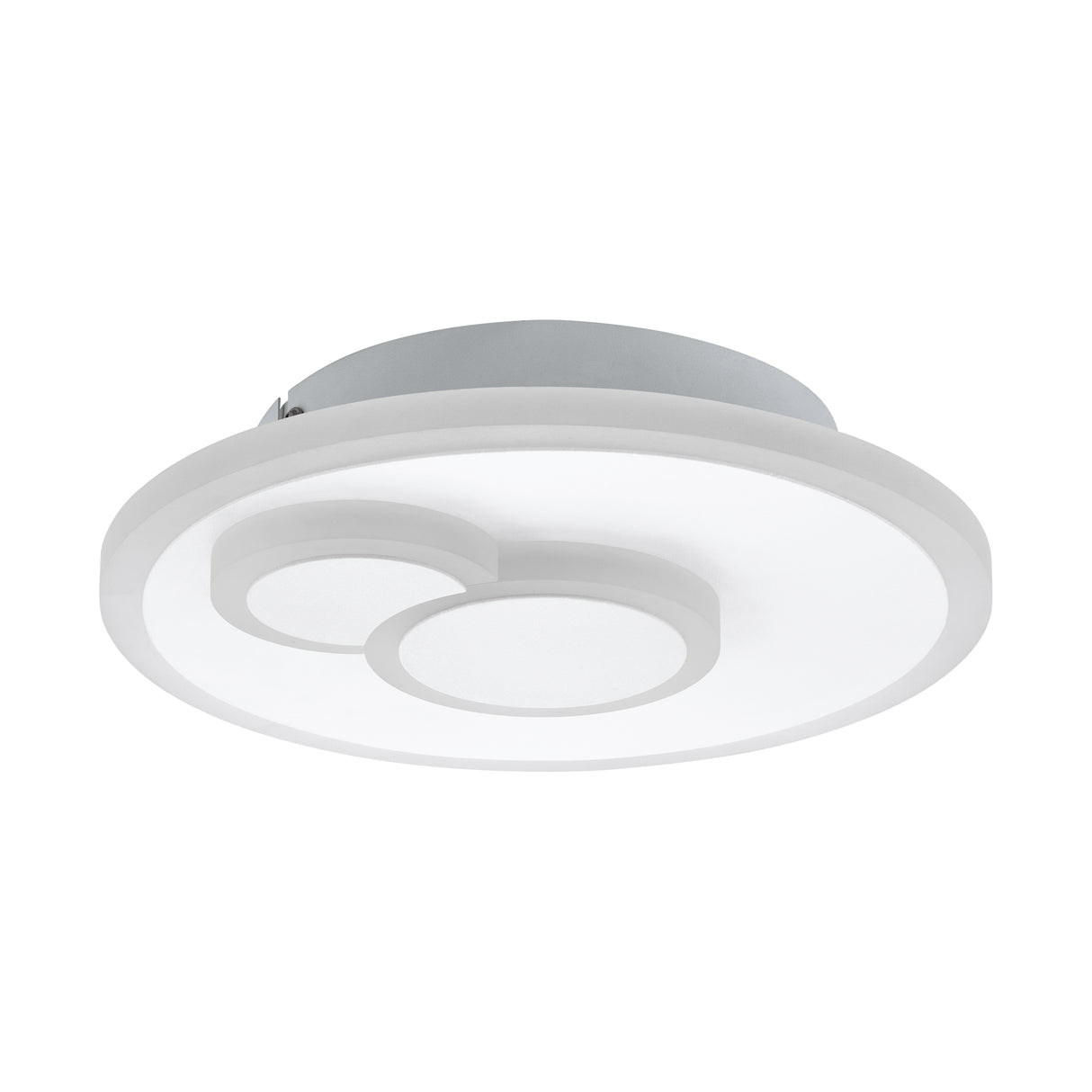 Eglo EU CADEGAL LED Ceiling Light – White Steel, Neutral White, Slim Indoor Lighting