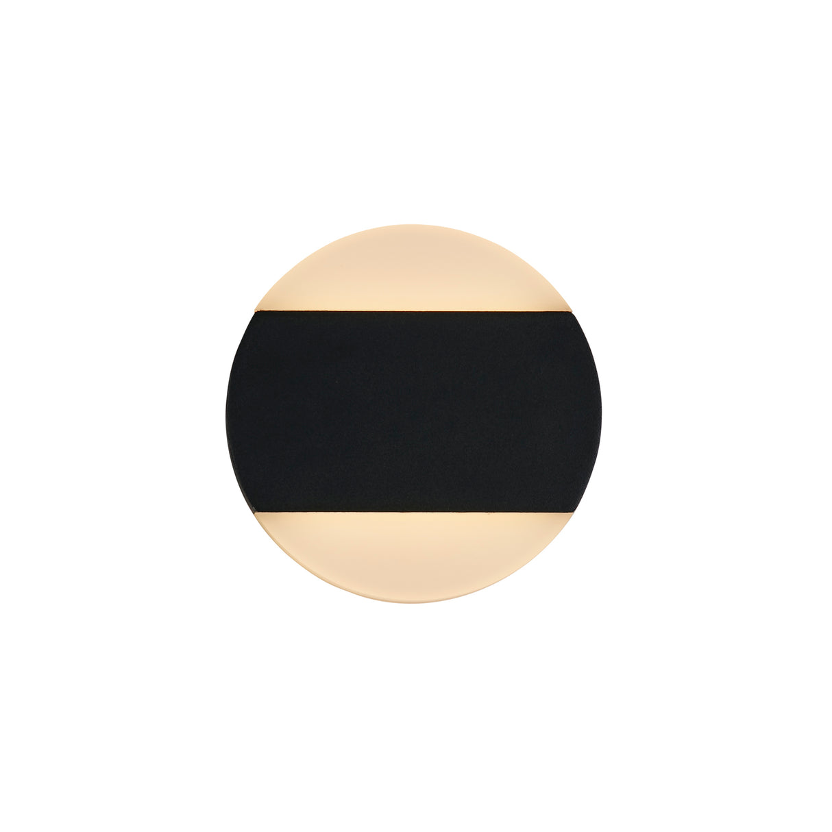 Cavern LED Outdoor Wall Light, Black