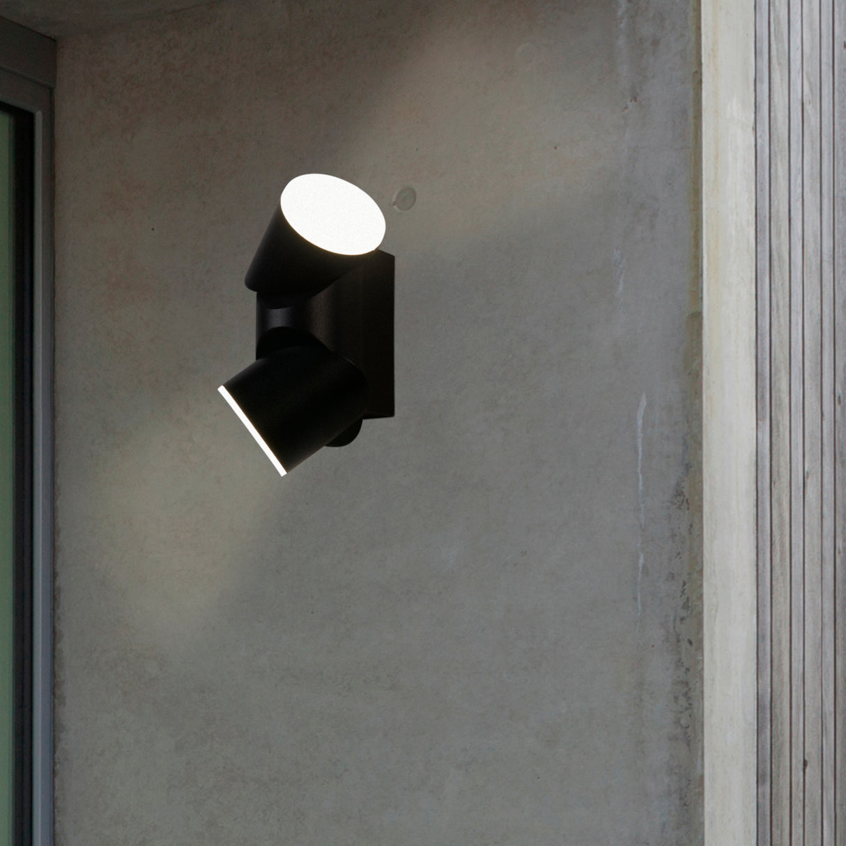 Searchlight Electric Soho LED Outdoor Wall Light, Black 36180BK