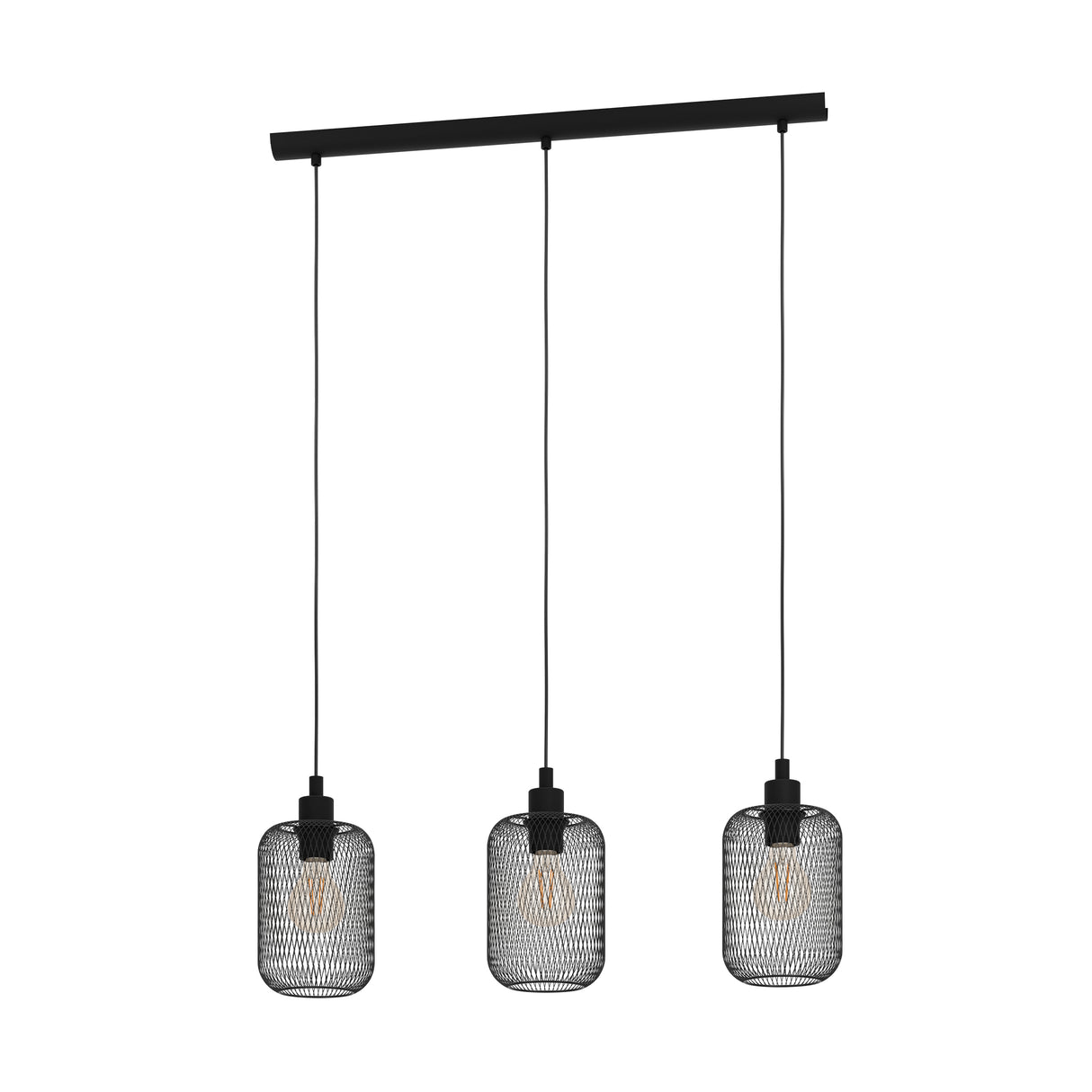 Eglo EU Wrington 3 Set Pendant E27 Black