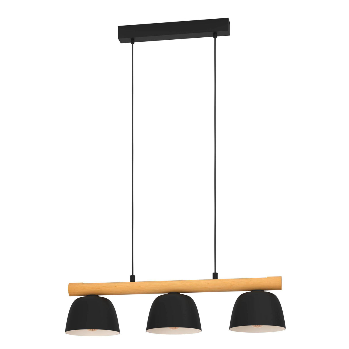 Eglo EU Sherburn 3 Set Pendant E27 Black Wood