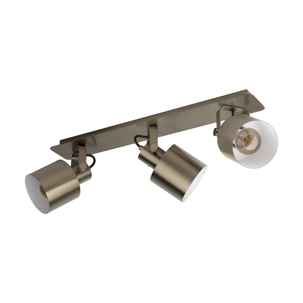 Eglo EU Southery 3 Set Ceiling Light E27 Cream and Gold