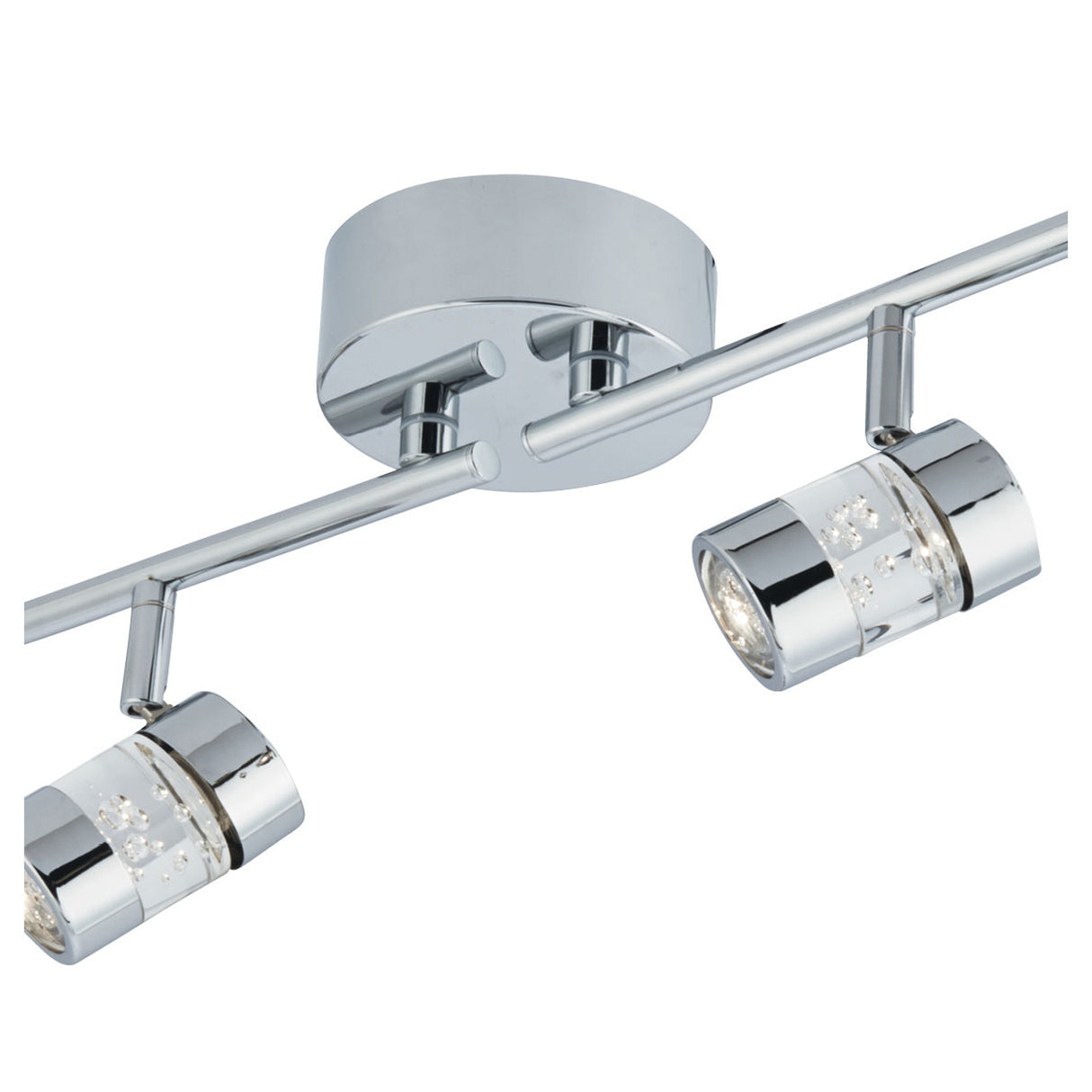 Searchlight Electric Bubbles 4Lt Split Bar Spotlight - Chrome & Bubble Acrylic 4414CC