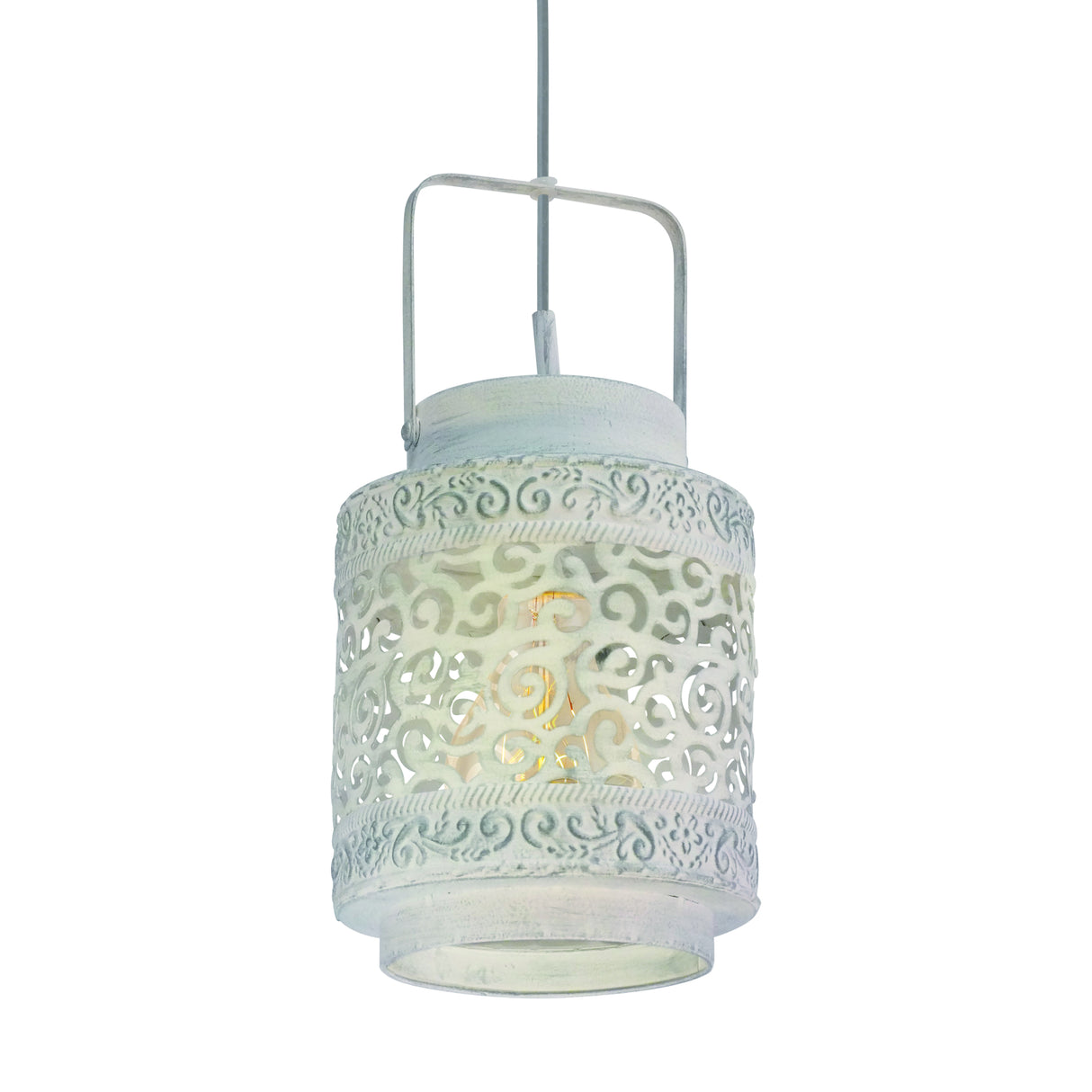 Eglo EU Talbot Single Pendant Light E27 Grey