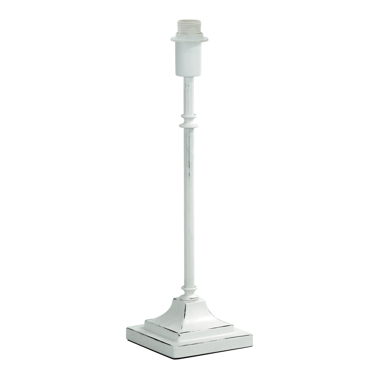 Eglo EU 1+1 Vintage Candle Stick Table Lamp E14 Fitting White