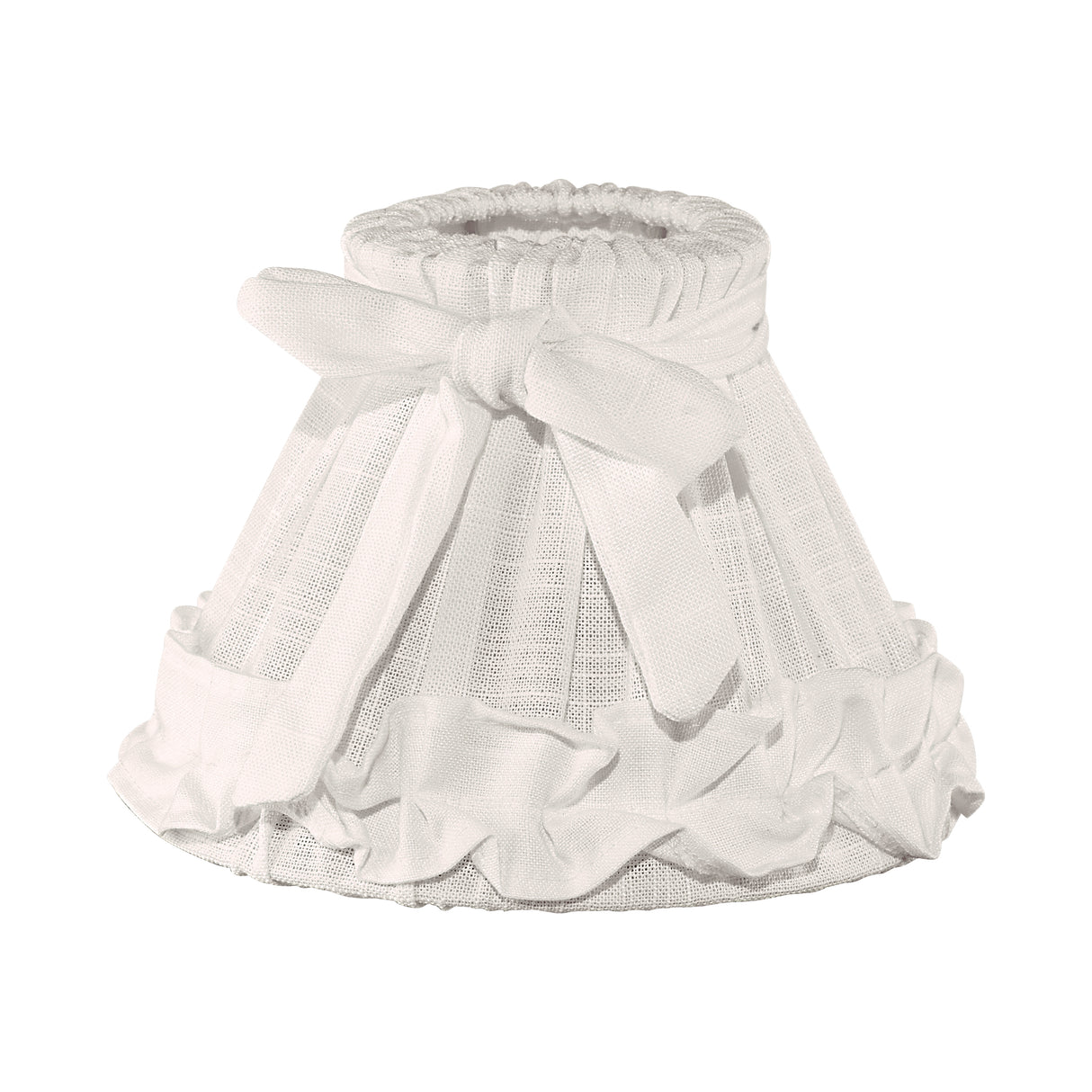 Eglo EU 1+1 Vintage White Linen Lamp Shade