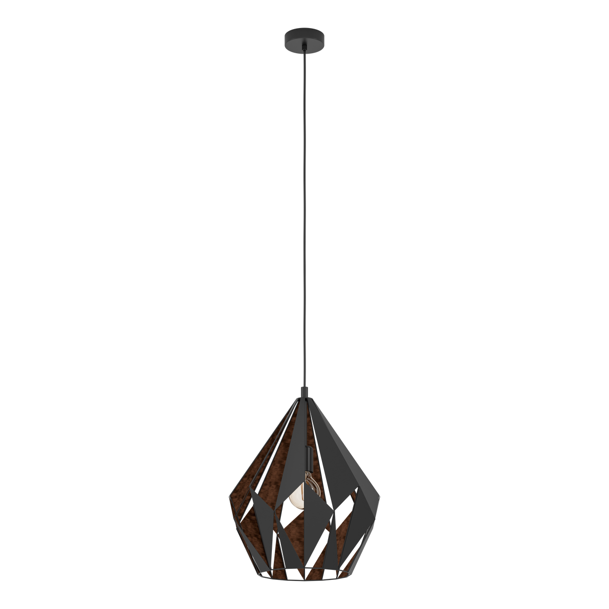 Eglo Lighting HL/1 E27 black/copper 'CARLTON 1' Vintage from the CARLTON 1 range. Part Number - 49878