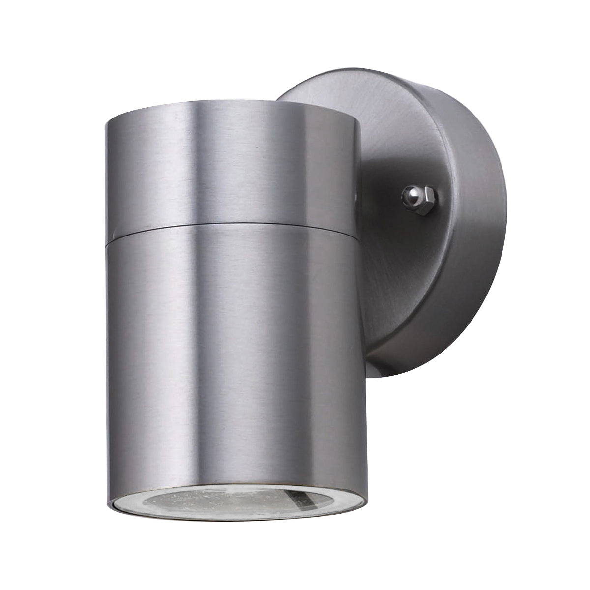 Searchlight Electric Metro Outdoor Wall Light - Stainless Steel Metal & Glass 5008-1-LED