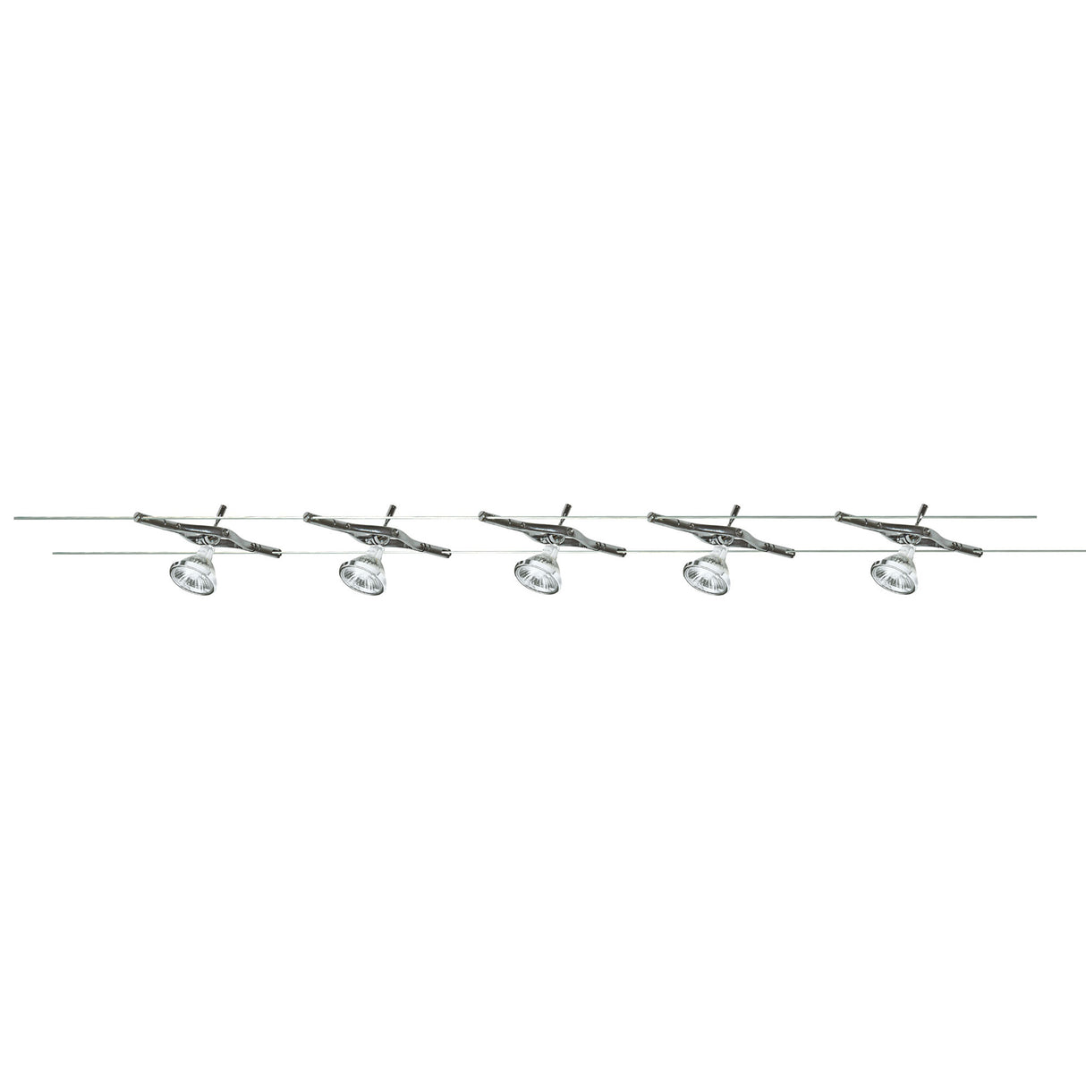 Cable & Spot 5Lt LED Kit - Chrome Metal
