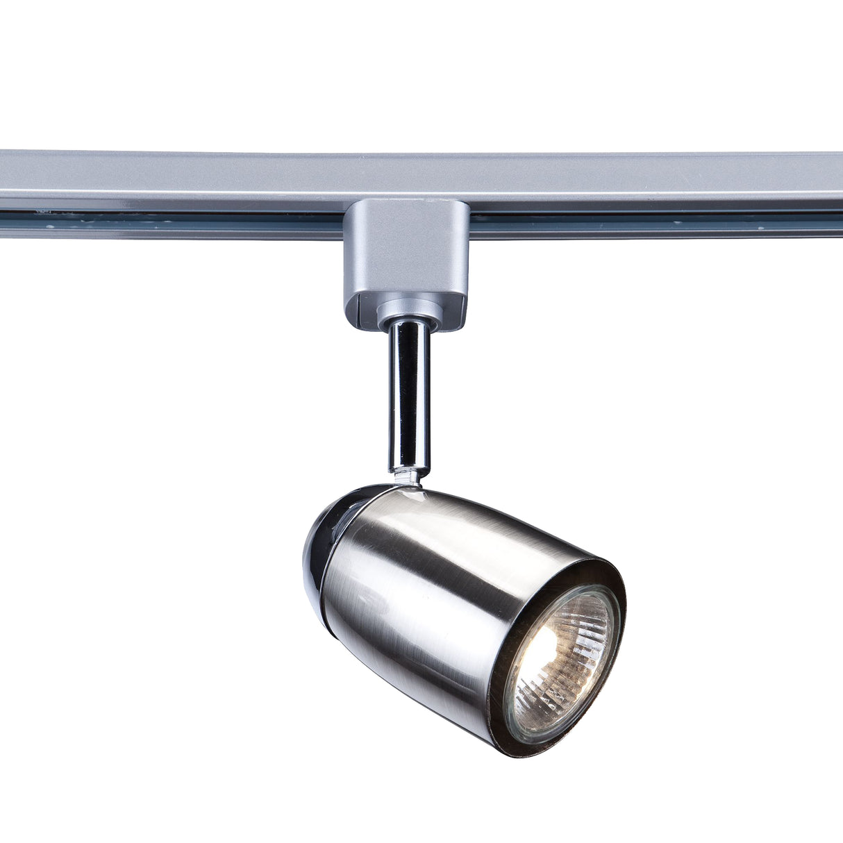 Track & Spot Domed Head Satin Silver