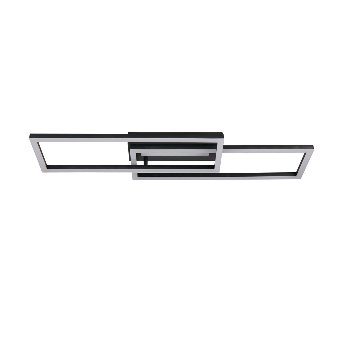 Searchlight Electric Ovaloid LED Flush. Matt Black 55624BK