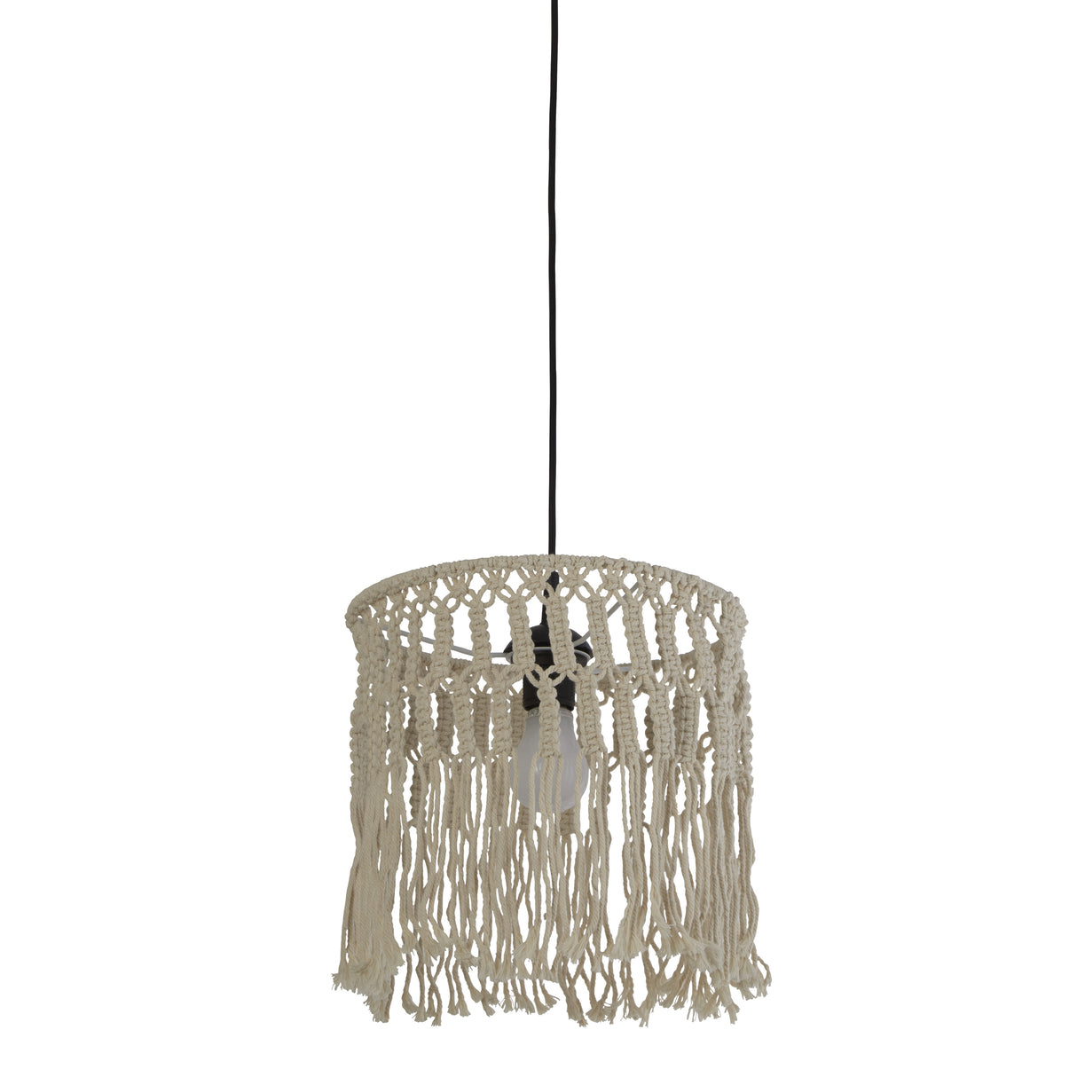 Searchlight Electric Bahama Pendant with Suspension - Macrame 60471CW