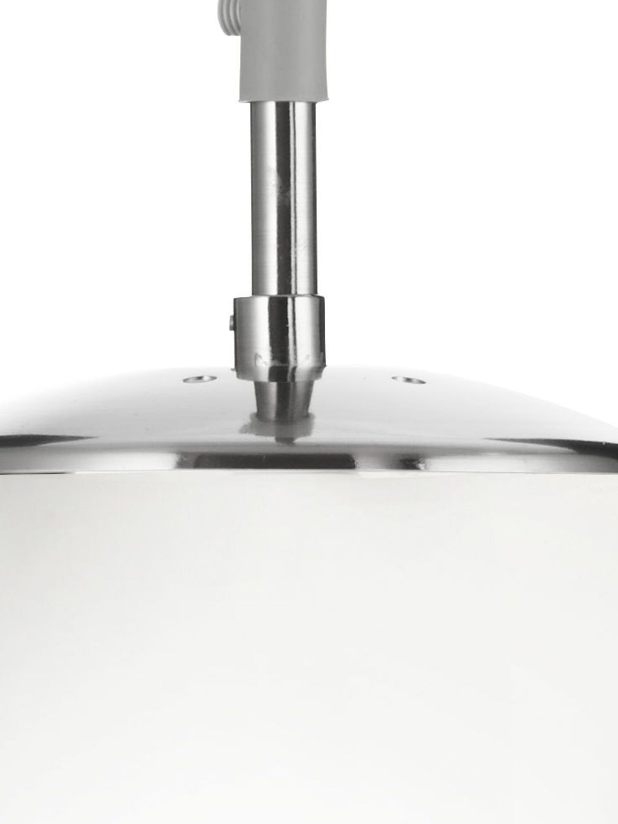Searchlight Electric Atom Pendant - Satin Silver & Opal Glass 6066